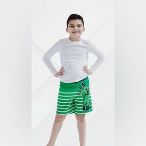 Minecraft Green Swim Shorts
